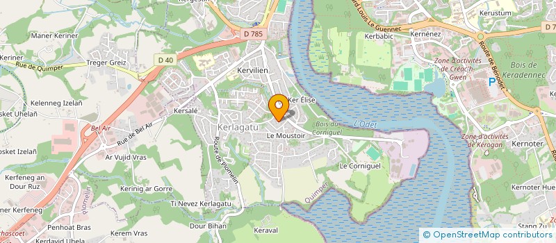 localisation de l'entreprise MONSIEUR FARES HALLADJ  QUIMPER