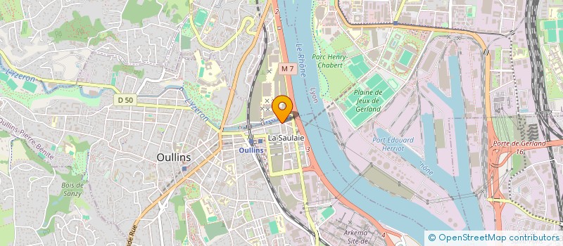 localisation de l'entreprise MONSIEUR FARES HAMZA  OULLINS-PIERRE-BENITE