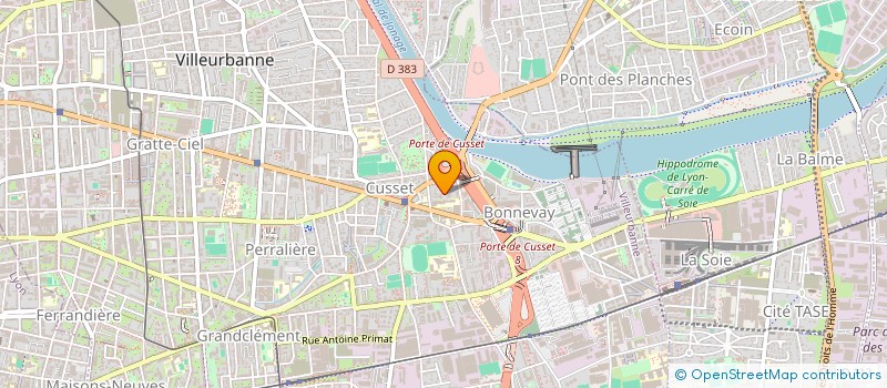 localisation de l'entreprise MONSIEUR FARES HASNI  VILLEURBANNE