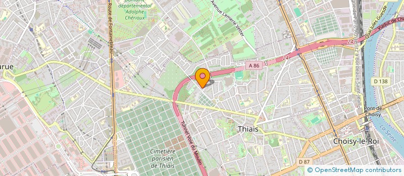 localisation de l'entreprise MONSIEUR FARES HOMSY  THIAIS