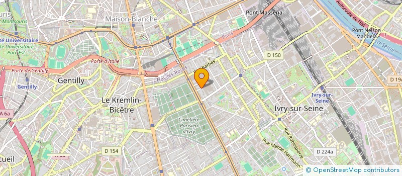 localisation de l'entreprise MONSIEUR FARES JERBI à IVRY-SUR-SEINE
