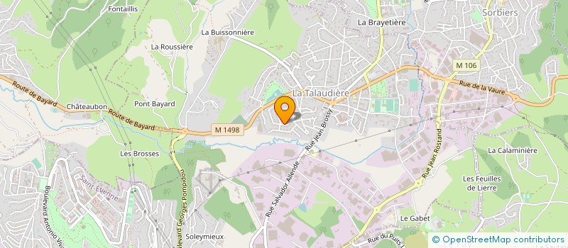 localisation de l'entreprise MONSIEUR FARES KABOUB à LA TALAUDIERE