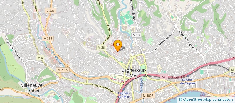 localisation de l'entreprise MONSIEUR FARES KANDIL à CAGNES-SUR-MER