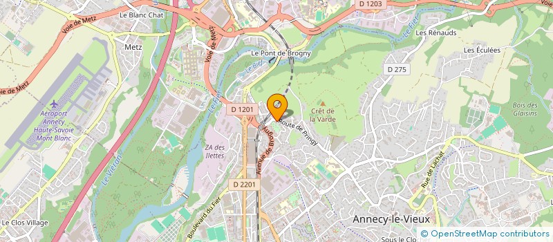 localisation de l'entreprise MONSIEUR FARES KERBOUA à ANNECY