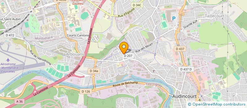 localisation de l'entreprise MONSIEUR FARES KHELOUI  AUDINCOURT