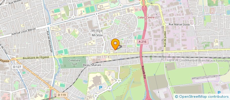 localisation de l'entreprise MONSIEUR FARES LAMAMI  CALAIS