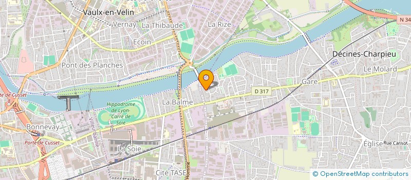 localisation de l'entreprise MONSIEUR FARES M'SAKNI  DECINES-CHARPIEU