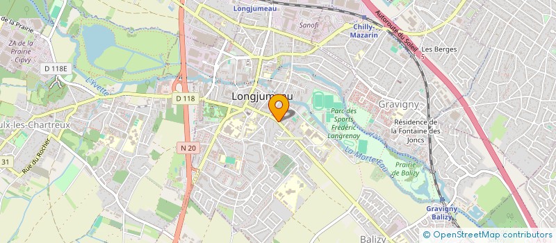 localisation de l'entreprise MONSIEUR FARES MAHI à LONGJUMEAU