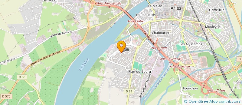 localisation de l'entreprise MONSIEUR FARES MEKHALFA  ARLES