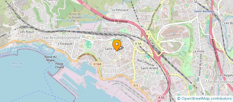 localisation de l'entreprise MONSIEUR FARES MERABET  MARSEILLE 16EME