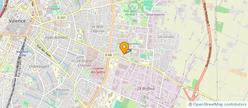 localisation de l'entreprise MONSIEUR FARES MERARDA à VALENCE