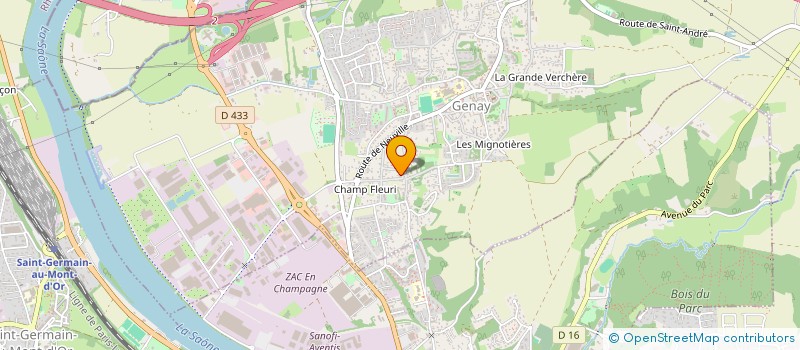 localisation de l'entreprise MONSIEUR FARES NACER  GENAY