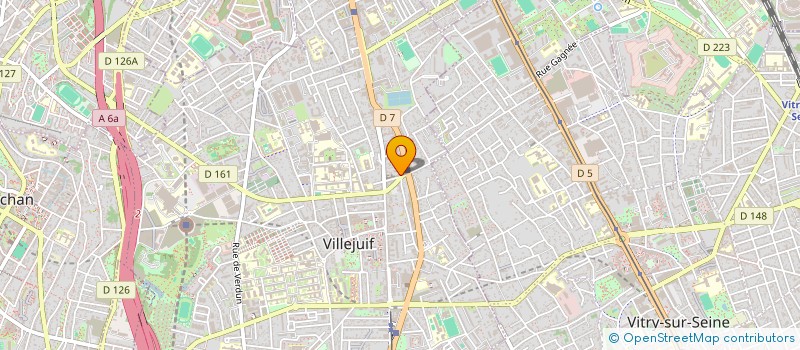 localisation de l'entreprise MONSIEUR FARES NADJEMA à VILLEJUIF