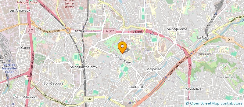 localisation de l'entreprise MONSIEUR FARES OUAHRANI à MARSEILLE 13E ARRONDISSEMENT
