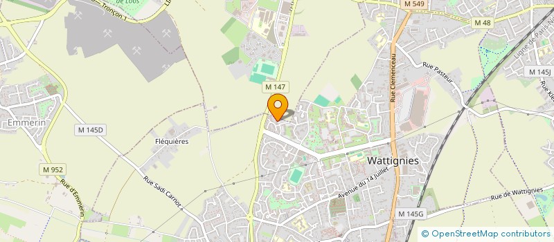 localisation de l'entreprise MONSIEUR FARES OUZAA à WATTIGNIES