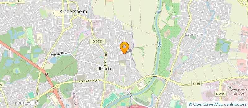 localisation de l'entreprise MONSIEUR FARES PFEIFER  ILLZACH