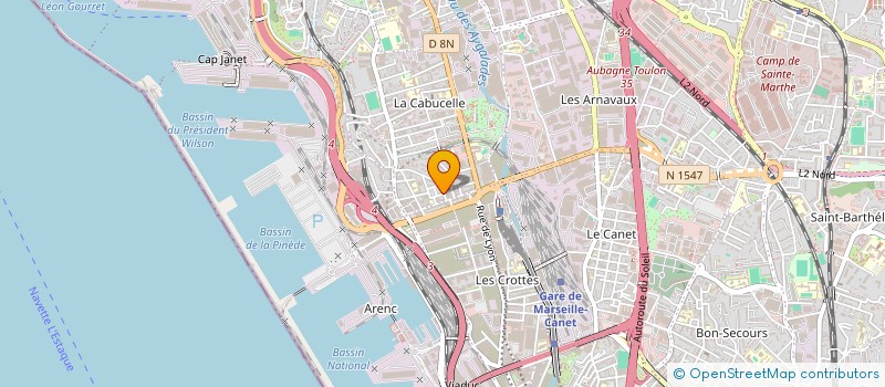 localisation de l'entreprise MONSIEUR FARES RABIA à MARSEILLE