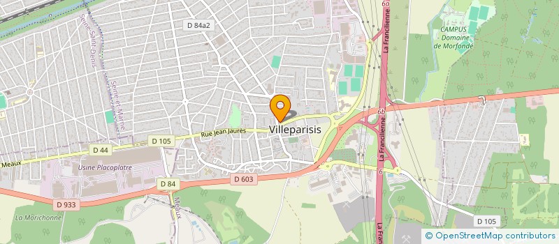 localisation de l'entreprise MONSIEUR FARES SAHRA  VILLEPARISIS