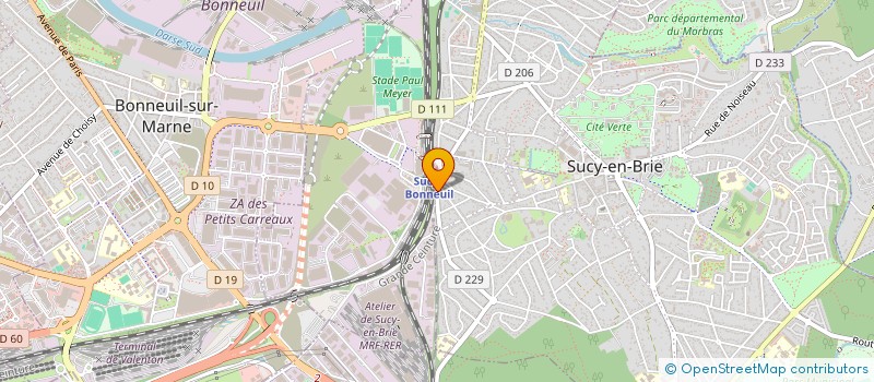 localisation de l'entreprise MONSIEUR FARES TAHI  SUCY-EN-BRIE