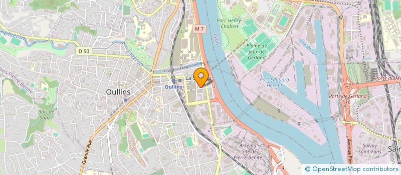 localisation de l'entreprise MONSIEUR FARES TOUHAMI  OULLINS-PIERRE-BENITE