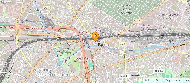 localisation de l'entreprise MONSIEUR FARES ZERKAL  PANTIN