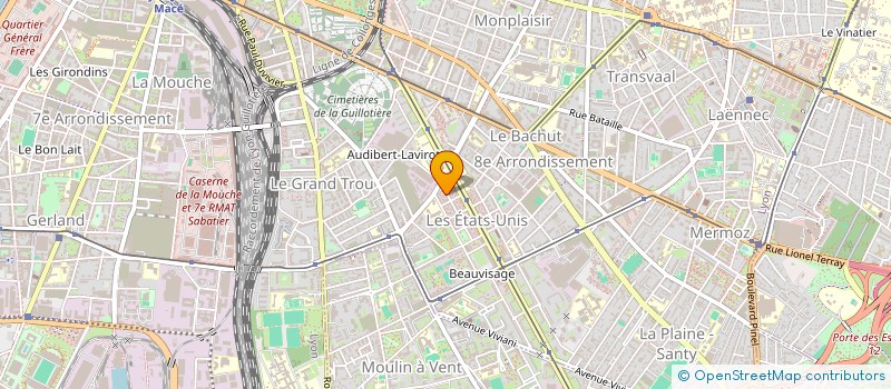 localisation de l'entreprise MONSIEUR FARESS BOUTORH  LYON