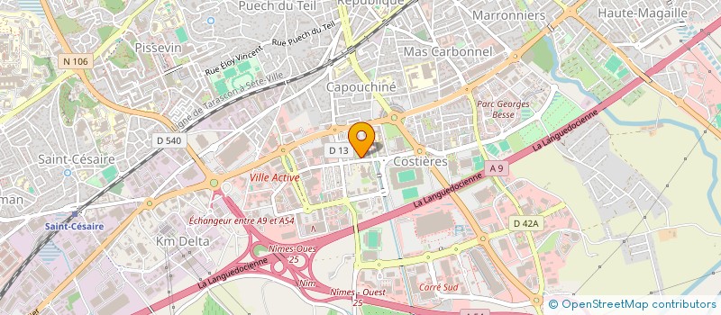 localisation de l'entreprise MONSIEUR FARESS LEGUESSIR  NIMES