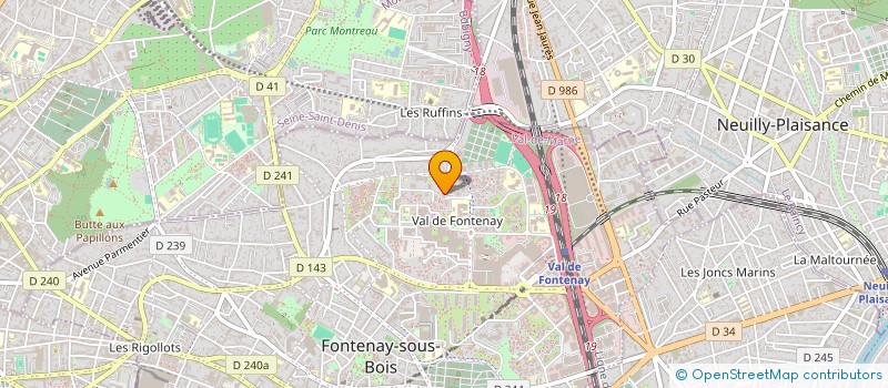 localisation de l'entreprise MONSIEUR FARESS RAHL  FONTENAY-SOUS-BOIS