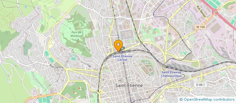 localisation de l'entreprise MONSIEUR FARHAD KHAN  SAINT-ETIENNE