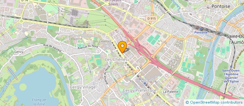 localisation de l'entreprise MONSIEUR FARHAD QADERI  CERGY