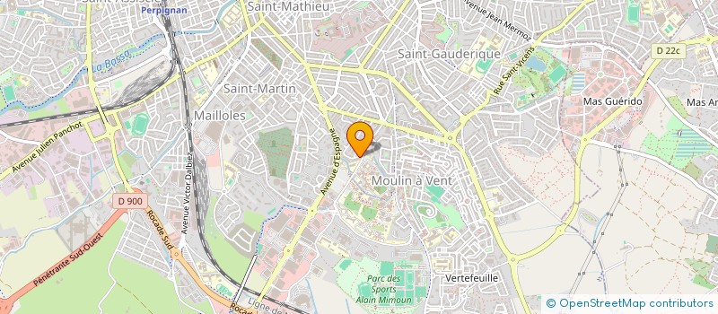 localisation de l'entreprise MONSIEUR FARHAD QADIRI  PERPIGNAN