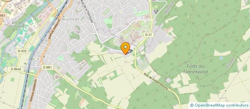 localisation de l'entreprise MONSIEUR FARHAD RASOULI  BRUNSTATT-DIDENHEIM