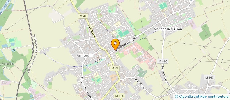 localisation de l'entreprise MONSIEUR FARHANE AMODJEE  ANNULLIN