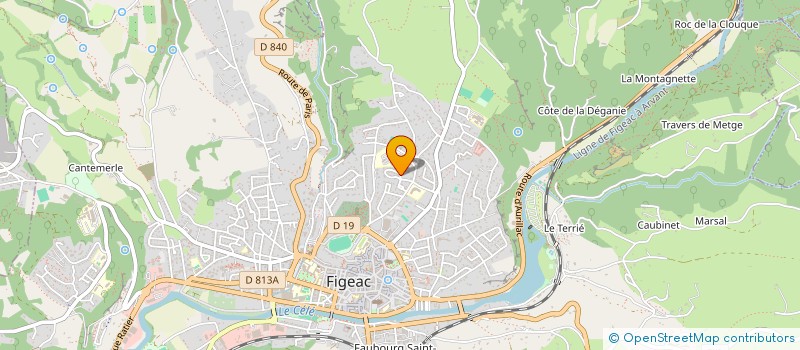 localisation de l'entreprise MONSIEUR FARHANE MOHAMED  FIGEAC