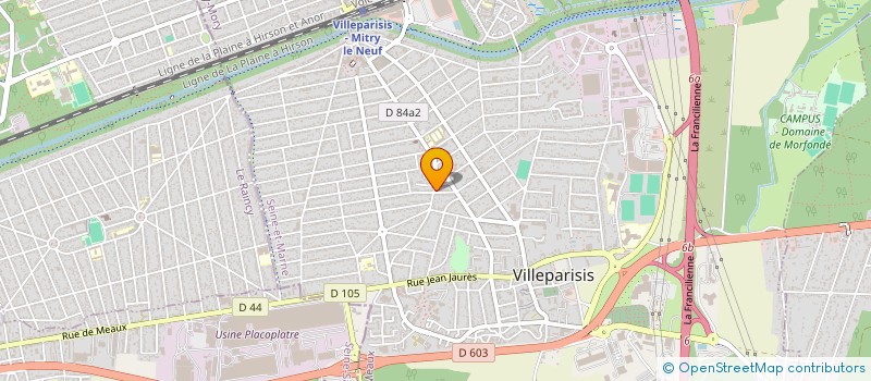 localisation de l'entreprise MONSIEUR FARHANN OUADAH  VILLEPARISIS