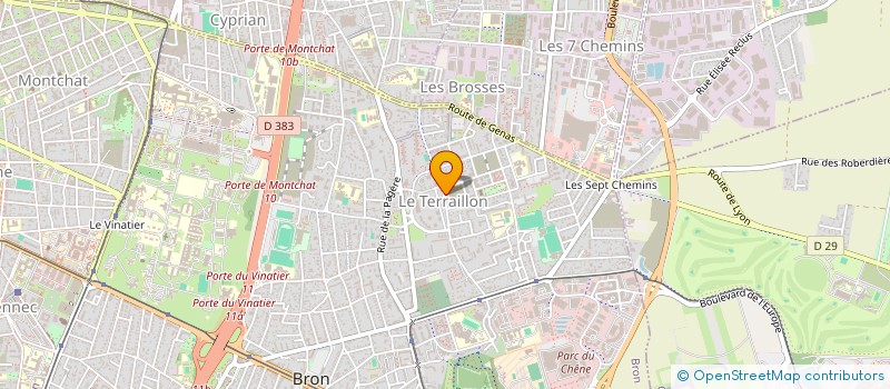 localisation de l'entreprise MONSIEUR FARHAT MAROUENE  BRON