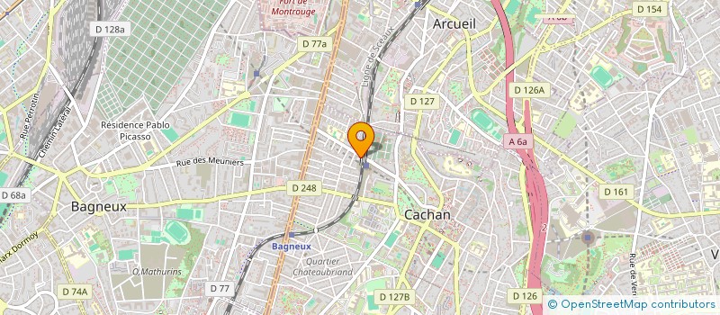 localisation de l'entreprise MONSIEUR FARHAT SOUABNI à CACHAN