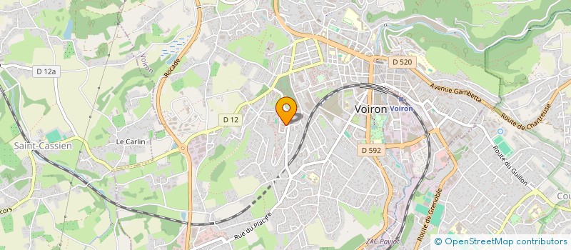 localisation de l'entreprise MONSIEUR FARHES TRAIKIA  VOIRON