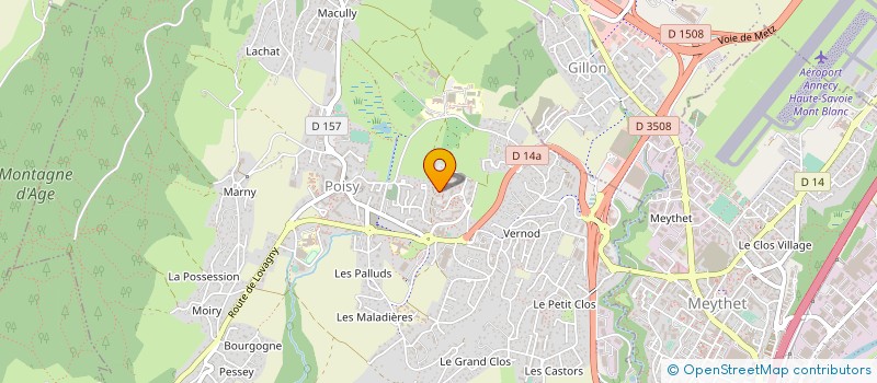 localisation de l'entreprise MONSIEUR FARHUDIN MESKOVIC  POISY