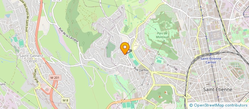 localisation de l'entreprise MONSIEUR FARID ABCHA  SAINT-ETIENNE