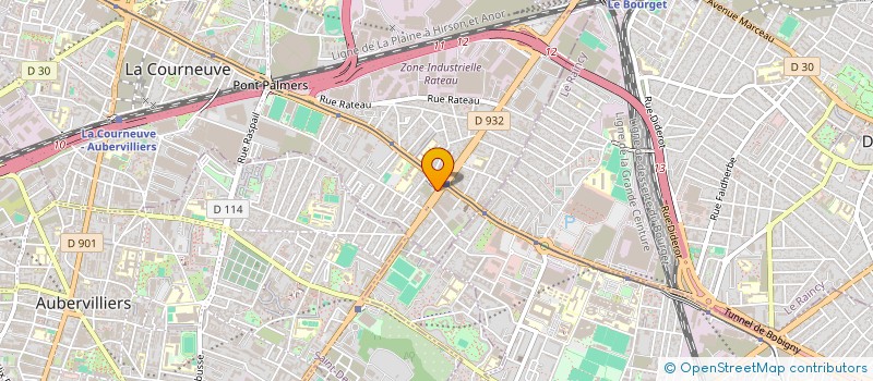 localisation de l'entreprise MONSIEUR FARID ABDALLAH MOHAMED à LA COURNEUVE