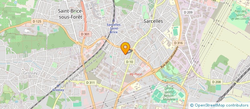 localisation de l'entreprise MONSIEUR FARID ABDELMALEK  SARCELLES