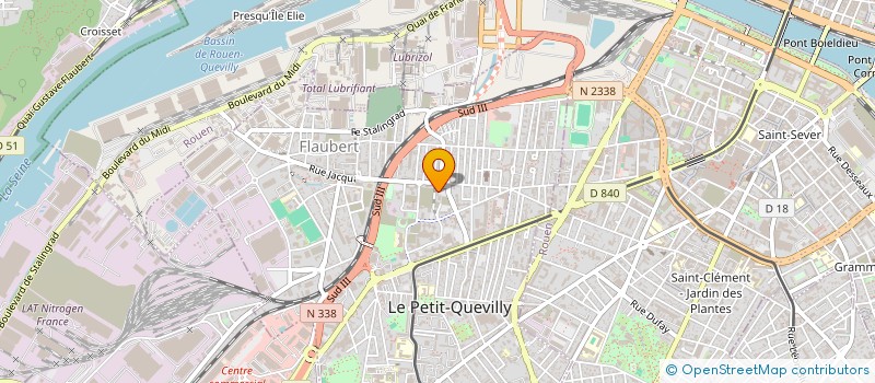 localisation de l'entreprise MONSIEUR FARID ABDELMOULA à LE PETIT-QUEVILLY