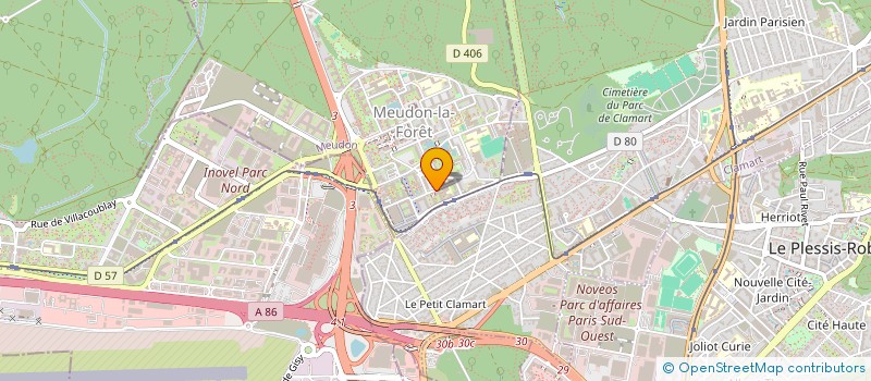 localisation de l'entreprise MONSIEUR FARID ADOUANE  MEUDON