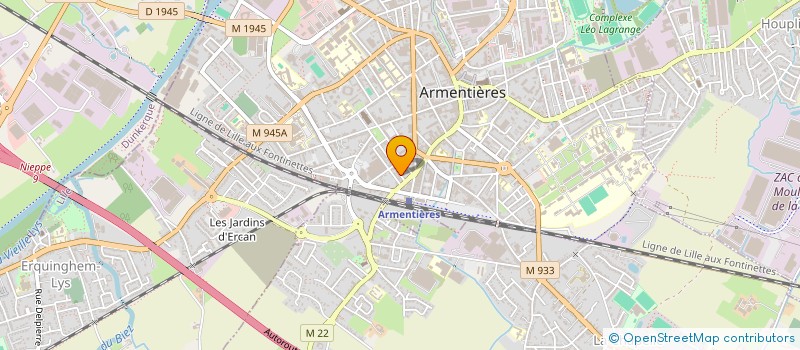 localisation de l'entreprise MONSIEUR FARID AFFAOUI  ARMENTIERES