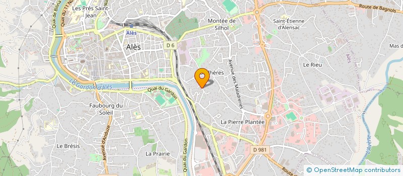 localisation de l'entreprise MONSIEUR FARID AFTISSE à ALES