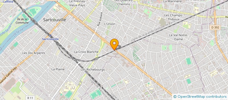 localisation de l'entreprise MONSIEUR FARID AHMAD à SARTROUVILLE