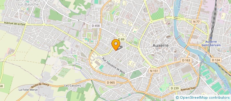 localisation de l'entreprise MONSIEUR FARID AIMENE à AUXERRE