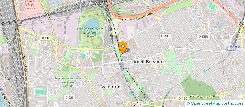 localisation de l'entreprise MONSIEUR FARID AISSAOUI  LIMEIL-BREVANNES