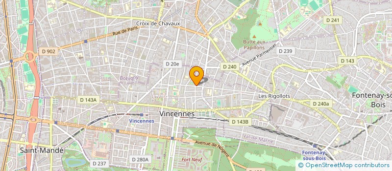 localisation de l'entreprise MONSIEUR FARID AISSIOUANE à VINCENNES